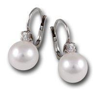Orecchini Gemoro Donna in Oro bianco Perla OP175BIA - OP175BIA